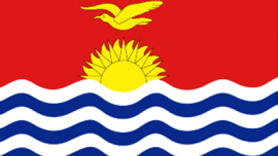 The flag of Kiribati