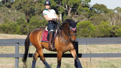 female Para equestrian rider Emma Booth 