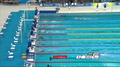 Swimming Women's 100m Freestyle S12 - Beijing 2008 Paralympic Games