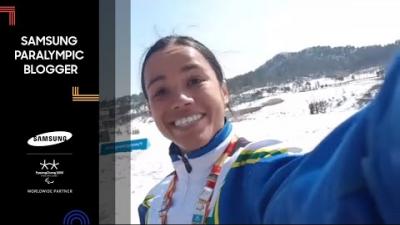 Aline Rocha | Hoje teve prova de Sprint para o Brazil | Samsung Paralympic Blogger | PyeongChang