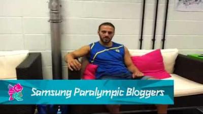 Fatimir Seremeti - Athletes lounge, Paralympics 2012