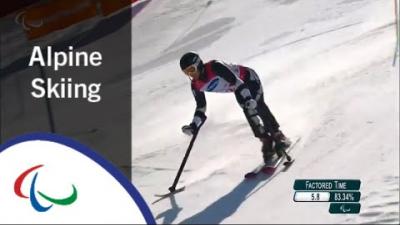 Adam HALL | Men's Slalom Run 1&2 |Alpine Skiing | PyeongChang2018 Paralympic Winter Games