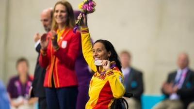 Swimming - Women's 50m Butterfly - S5 Victory Ceremony - London 2012 Paralympic Games
