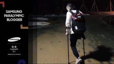 Wataru Horie | Night time | Samsung Paralympic Bloggers 2018