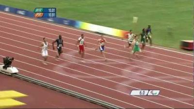 Men's 100m T13 - Beijing 2008 Paralympic Games