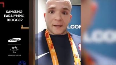 Josh Pauls | Athlete Lounge Tour and Flag Bearer Selection | Samsung Paralympic Blogger