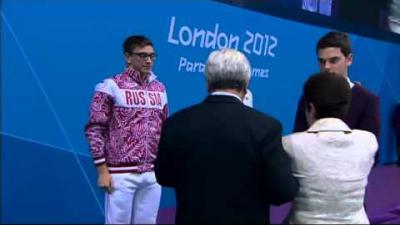 Swimming - Men's 100m Butterfly - S13 Victory Ceremony - 2012 London Paralympic Games