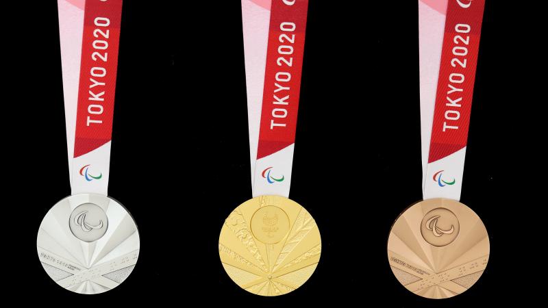 The medals for the Tokyo 2020 Paralympic Games