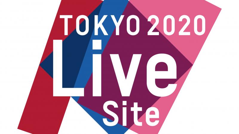 Logo that says Tokyo 2020 Live Site