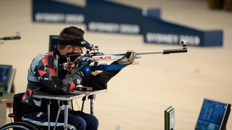 Matt Skelhon during a competition