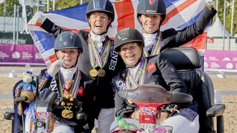 Great Britain remain unbeaten in major Para equestrian competition after winning the European title in Gothenburg.