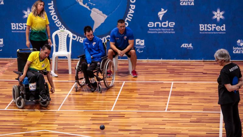 Action from the  2019 Boccia America Regional Championships in Sao Paulo, Brazil. Picture: Organisers