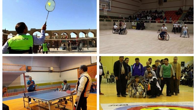 Iranian people trying out different Para sports