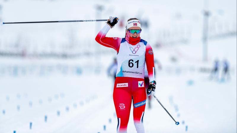  Norwegian standing skier Vilde Nielsen 