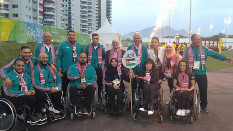 Jordan delegation posing for a photo at RIo 2016