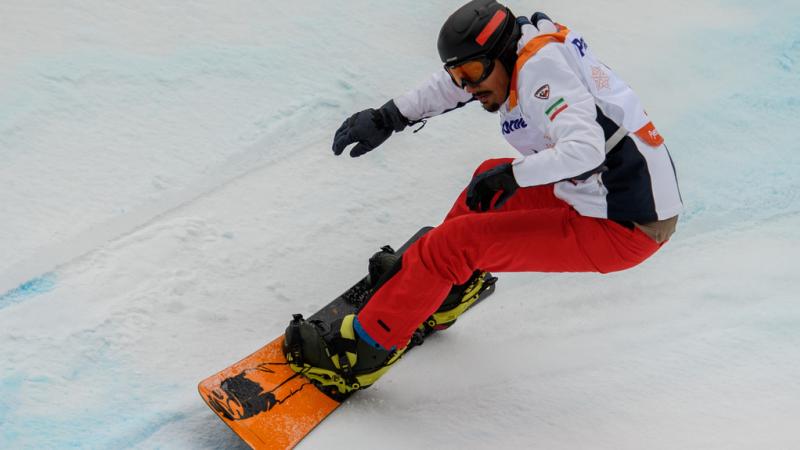 Puriya Khaliltash competing at PyeongChang 2018