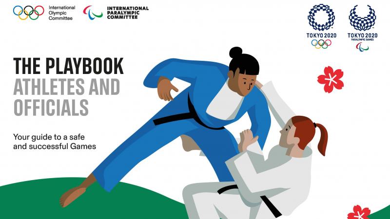 Cover of the Tokyo 2020 Playbooks - Athletes and officials
