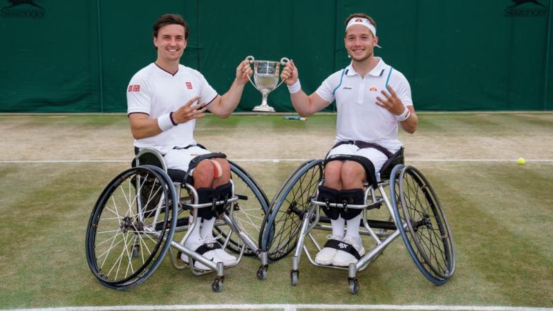 Alfie Hewett and Gordon Reid