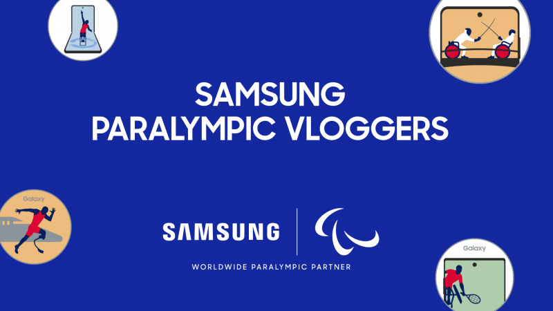 Graphic for Samsung Paralympic Vlogger