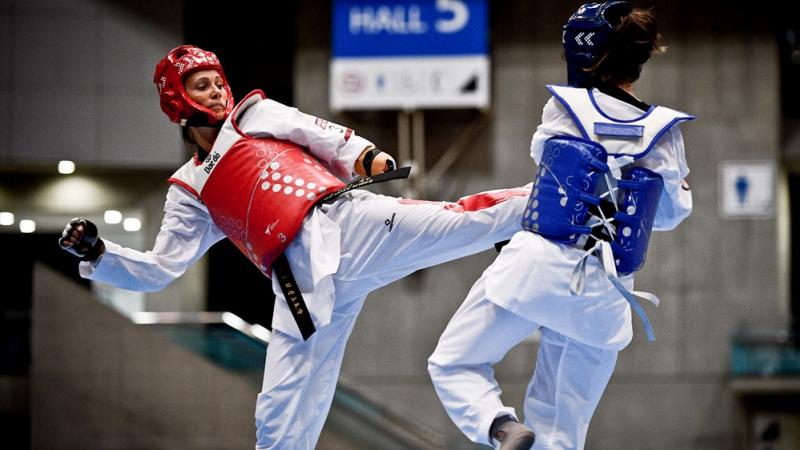 Lisa Gjessing of Denmark in action