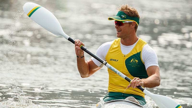 Curtis McGrath paddling in 2016