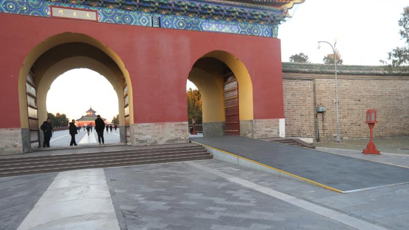 The historic landmarks in Beijing have been made accessible ahead of the Beijing 2022 Paralympic Winter Games.