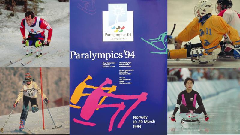 A collage of the file images from the 1994 Winter Games at Lillehammer, Norway.