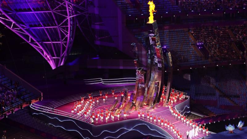 The Asian Para Games cauldron was lit during the Opening Ceremony of Hangzhou 2022.
