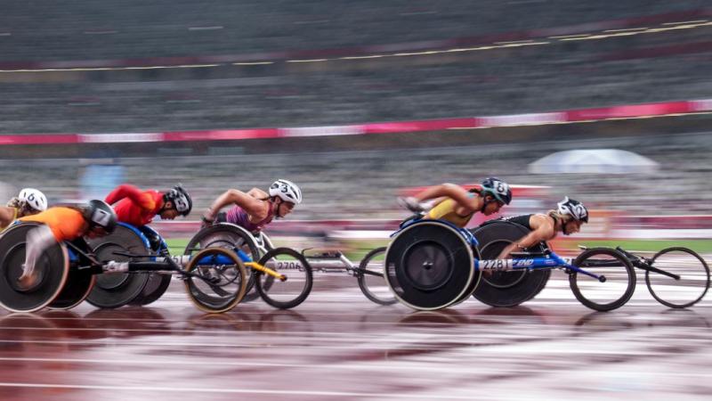 Seven female wheelchair racers compete at Tokyo 2020