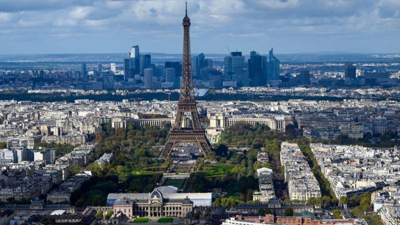 A photo of Paris taken a year before the Paris 2024 Paralympic Games. 