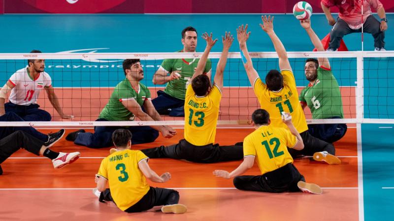 Two sitting volleyball teams compete at Tokyo 2020