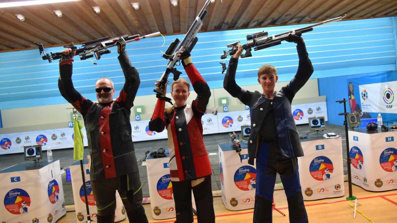 Shooters celebrate their success
