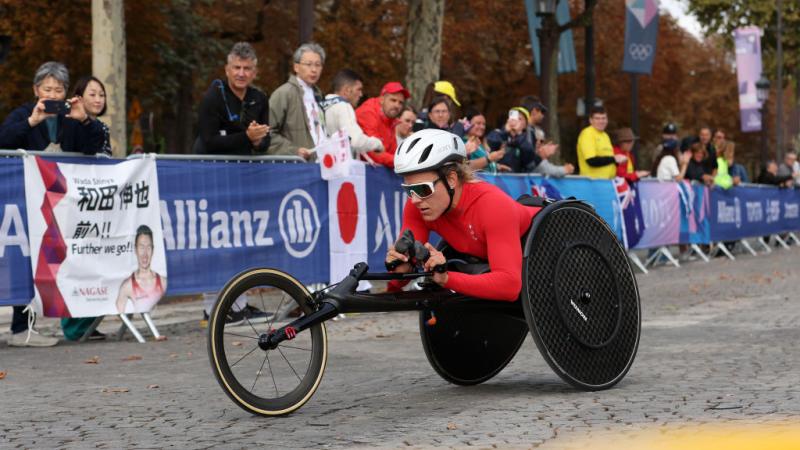 An athlete in action