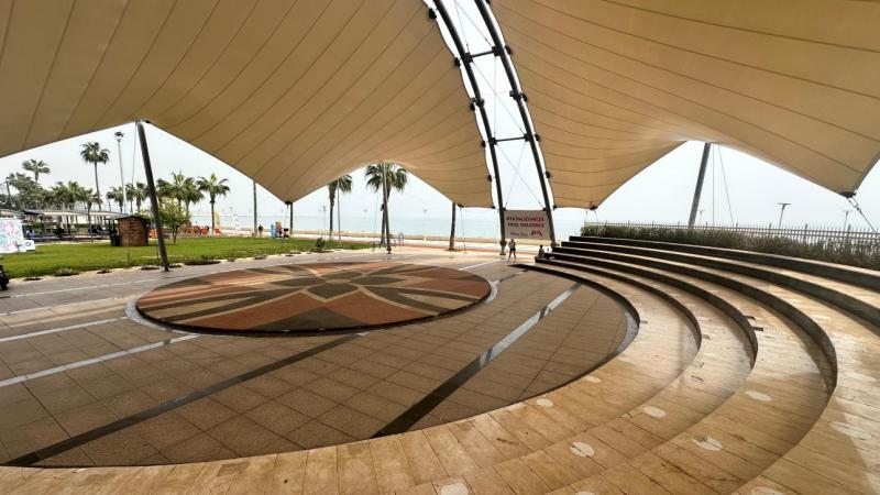 A  small roofed amphitheater in Mersin, Turkiye