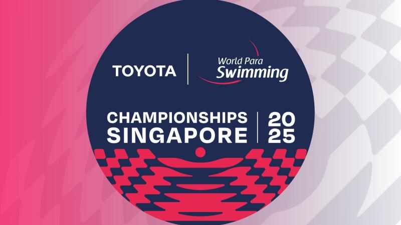 Logo of the Toyota World Para Swimming Championships Singapore 2025