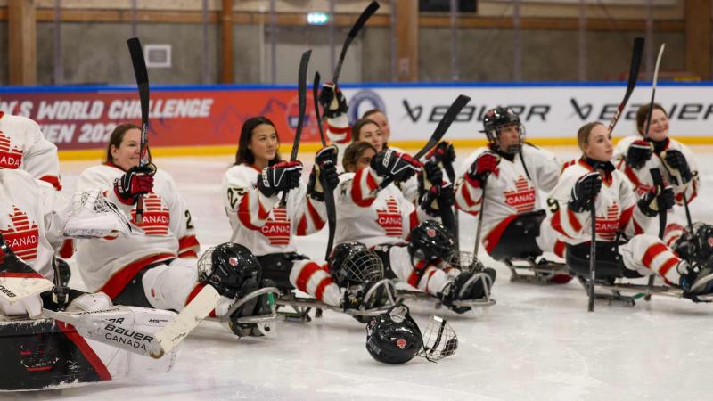Players celebrate in joy
