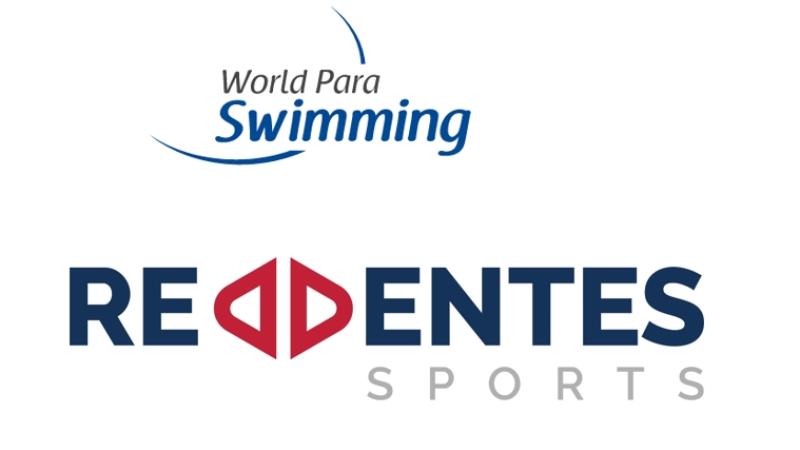 The wordmark of World Para Swimming and the logo of Reddentes Sports