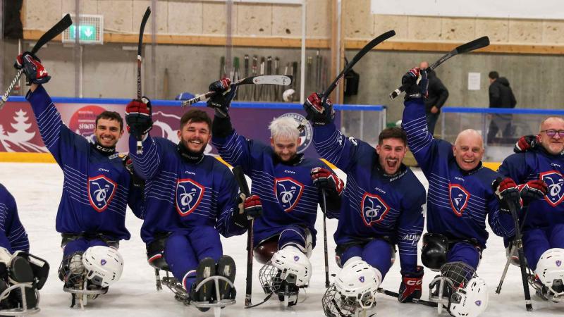 Players celebrate in joy