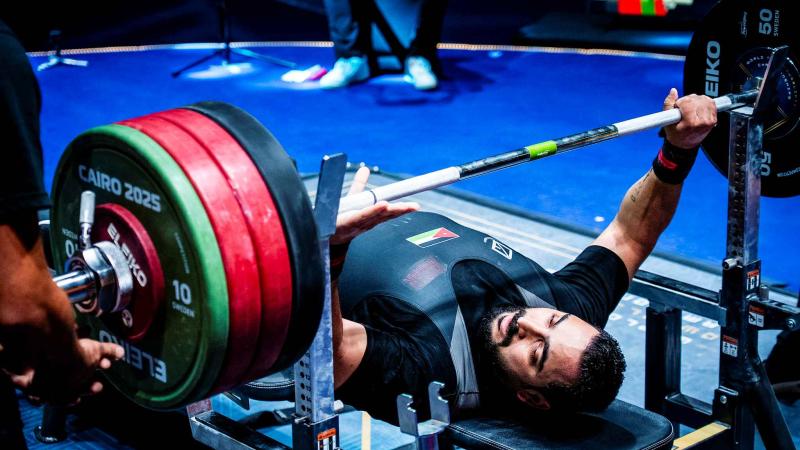 An athlete in action