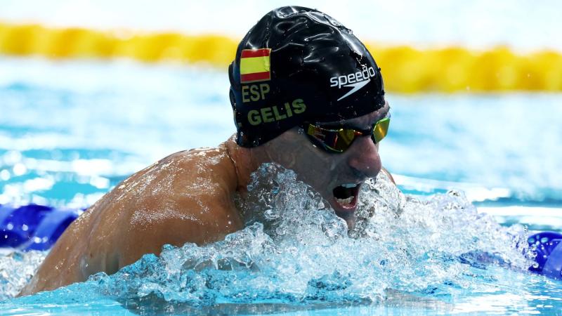 An athlete in action