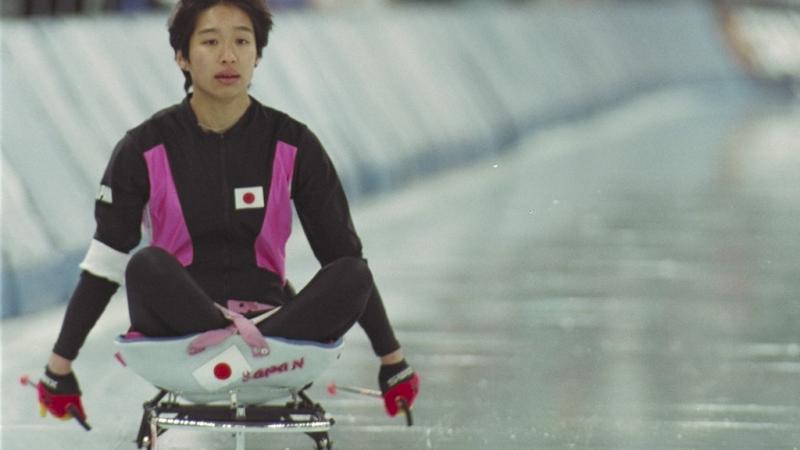 Athlete in a sporting event Lillehammer 1994