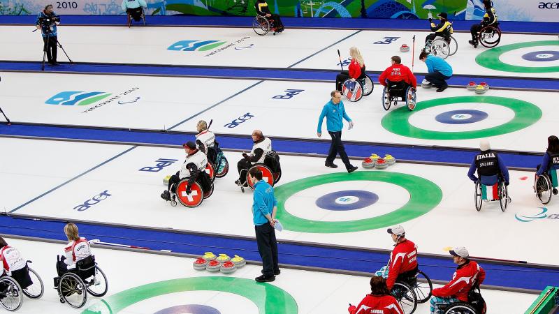 Curling competition in Vancouver Paralympic Games