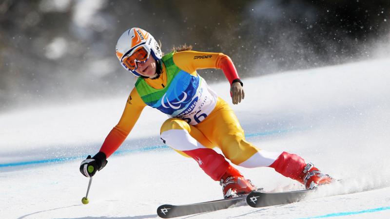 Woman Alpine Skiing Vancouver 2010