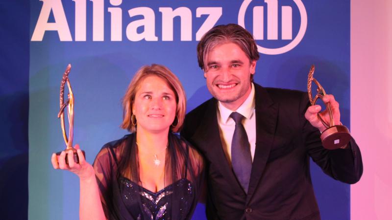 Verena Bentele and Gerd Schoenfelder 2011 Paralympic Sport Awards