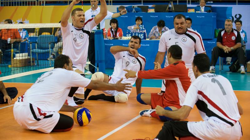 Team Egypt Sitting Volleyball Men