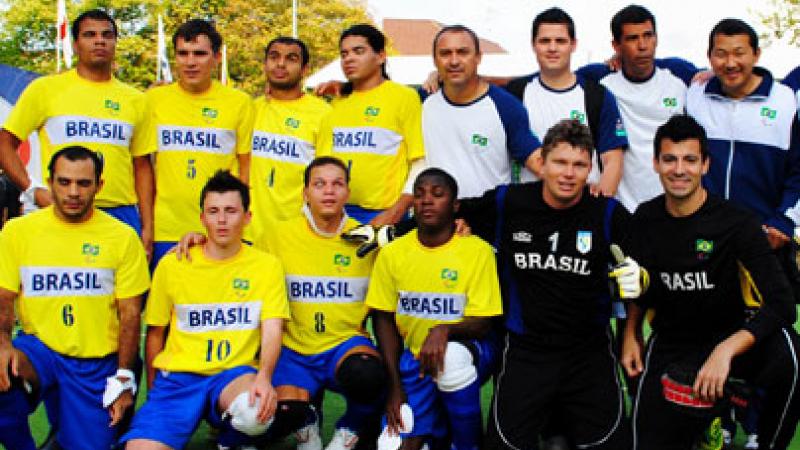 Photography Brazil’s Football 5-a-Side Team