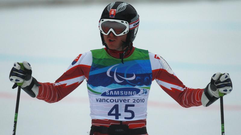 Jakub Krako celebrating