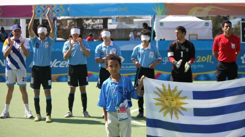 Presentation of Football 5-a-side Team Uruguay