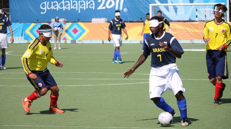 Football 5-a-side match - Brazil vs Colombia