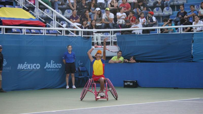 Wheelchair Tennis at the Parapans 2011 - Colombia